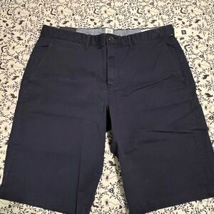 GAP Men's Dark Blue Flat Front Shorts